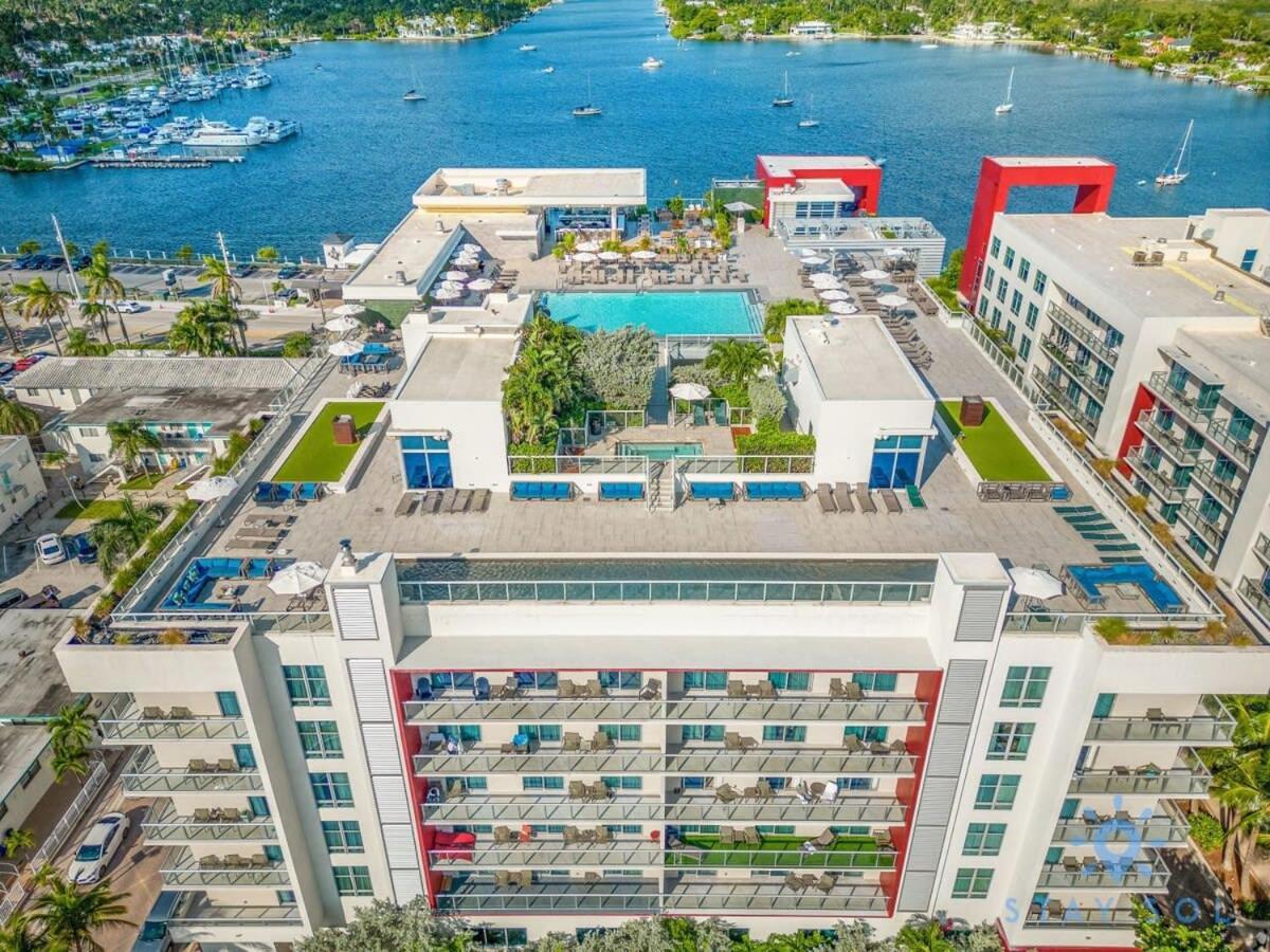 Rooftop Pool - Hollywood Beach Boardwalk Exterior foto